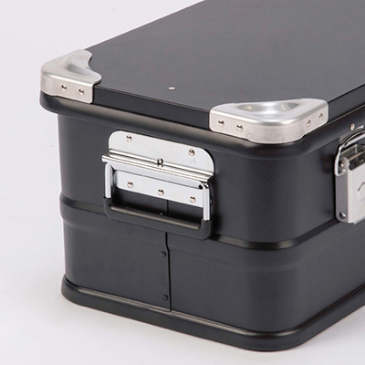 ブラック アルミコンテナボックス 30L - アウトドア・キャンプ用品
