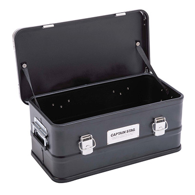 ブラック アルミコンテナボックス 30L - アウトドア・キャンプ用品