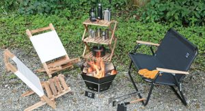 ロースタイルBBQ・キャンプに人気のアルミベンチ（チェア