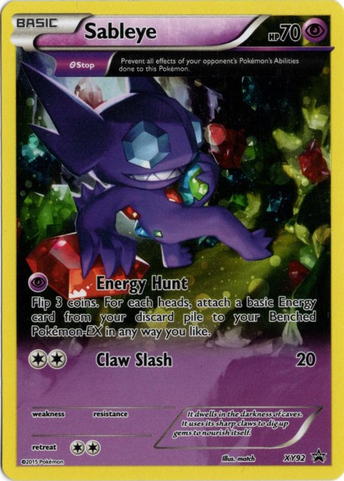 ヤミラミ 海外版 英語版 プロモ Sableye - XY92【Card Chicken】