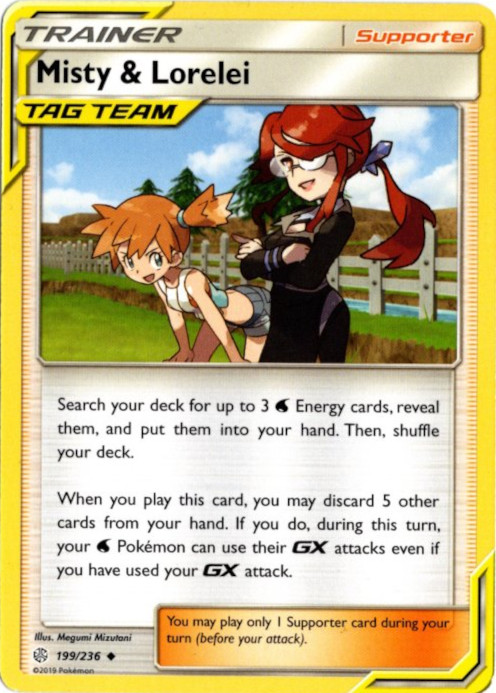 カスミ＆カンナ 海外版 英語版 Misty & Lorelei - 199/236 -【Card