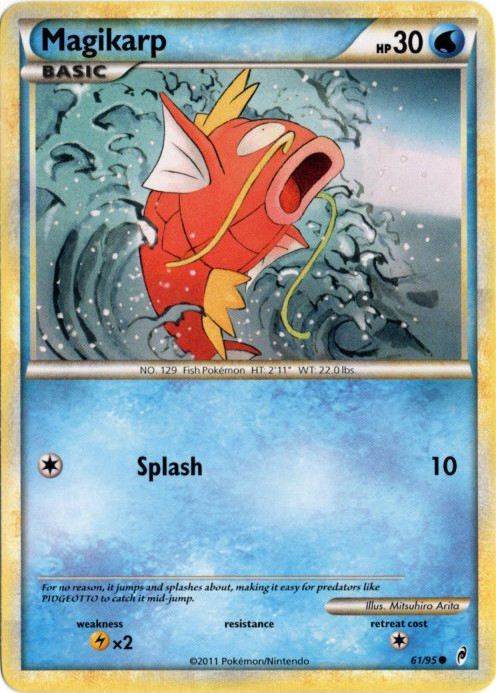 コイキング 海外版 英語版 Magikarp - 61/95 - 海外限定イラスト【Card