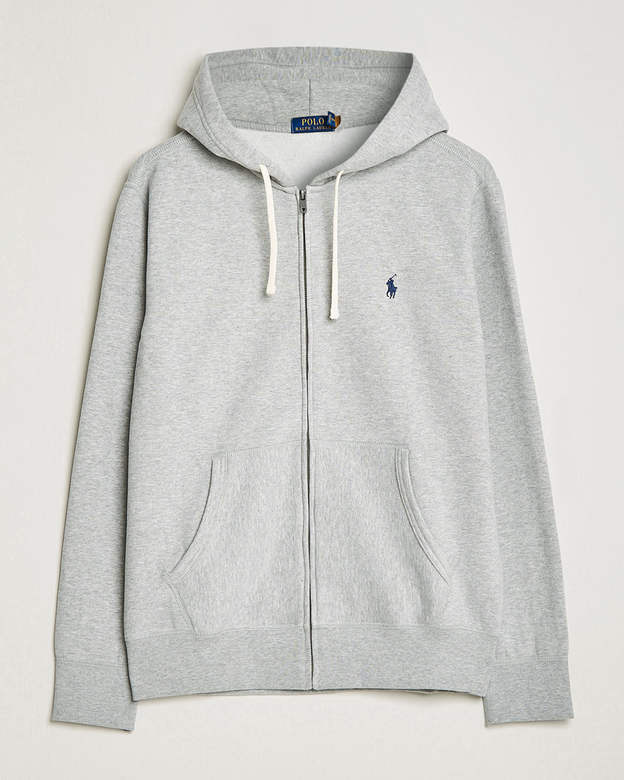 Polo Ralph Lauren Fleece Full Zip Hoodie Andover Heather | Man