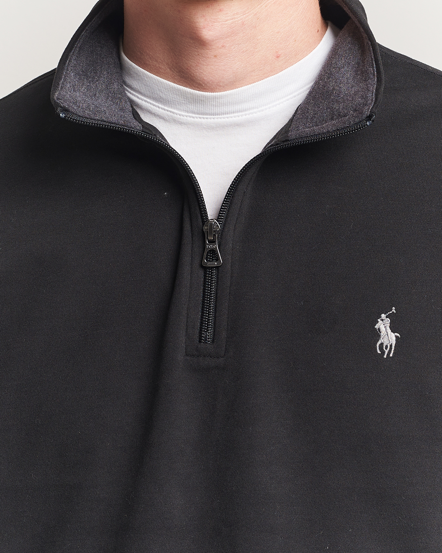 Polo Ralph Lauren Double Knit Half-Zip Sweater Polo Black at