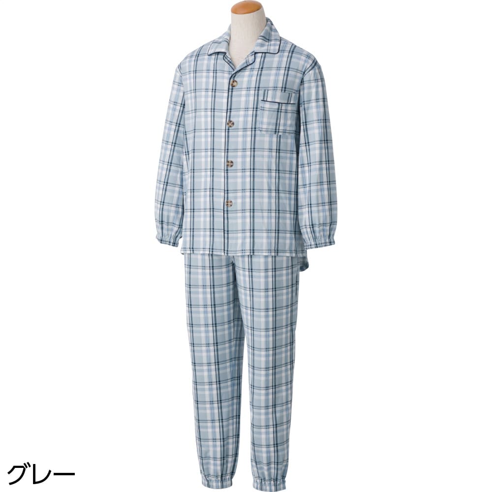 ケアファッションオンラインワンタッチのびのびストレッチパジャマ