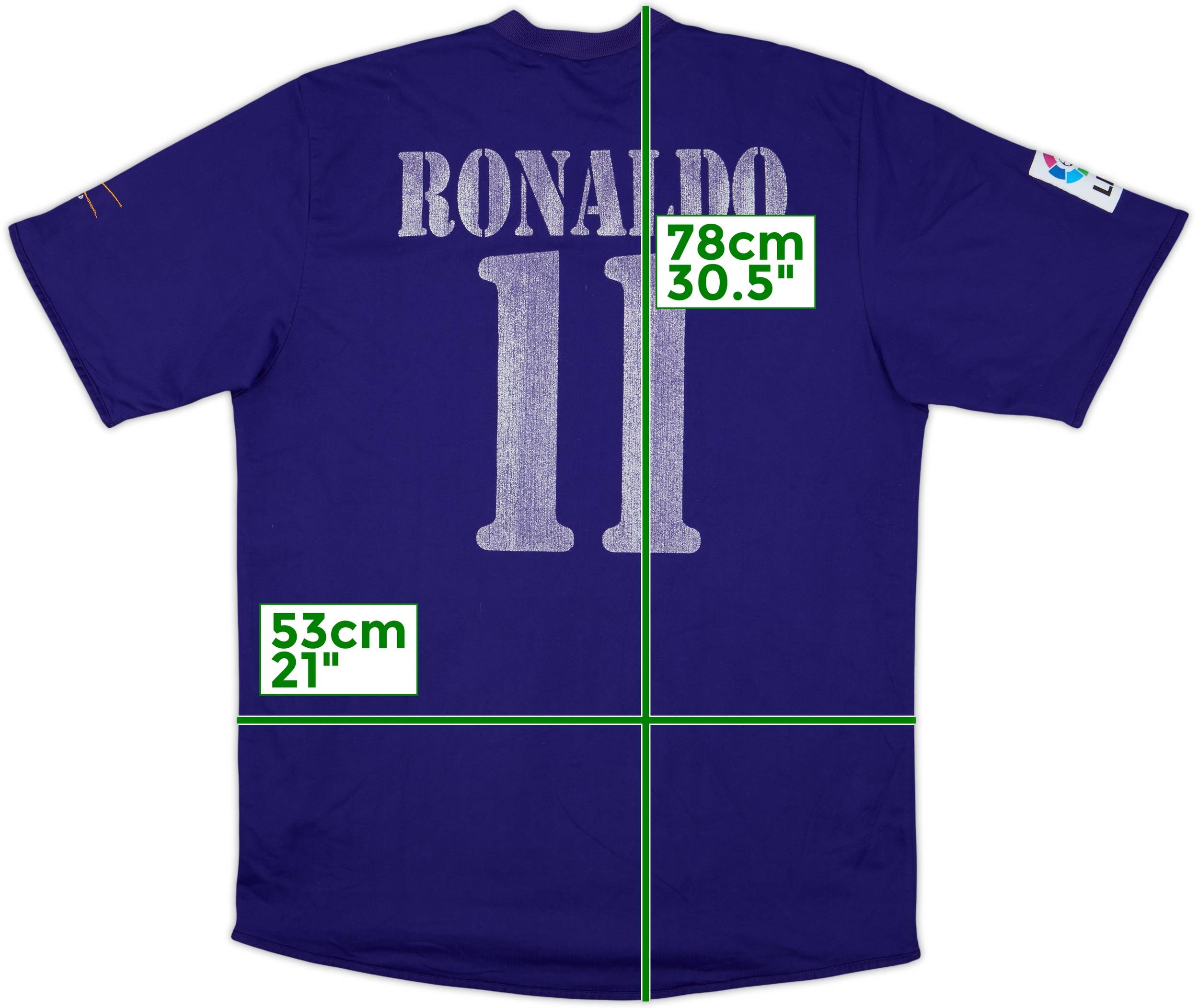 2002-03 Real Madrid Centenary Third Shirt Ronaldo #11 - 4/10 - (L)