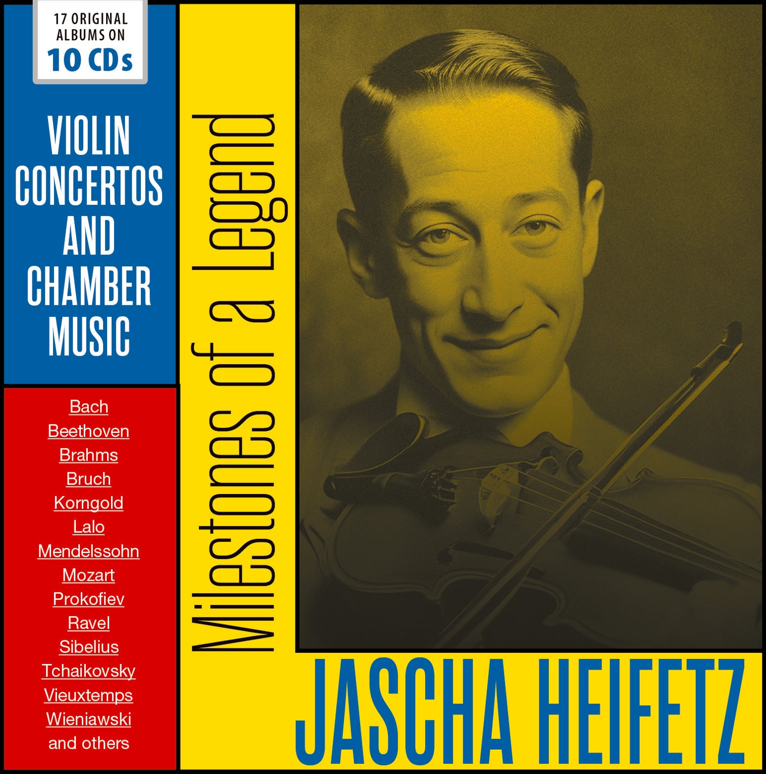 JASCHA HEIFETZ: MILESTONES OF A VIOLIN LEGEND - VIOLIN CONCERTOS