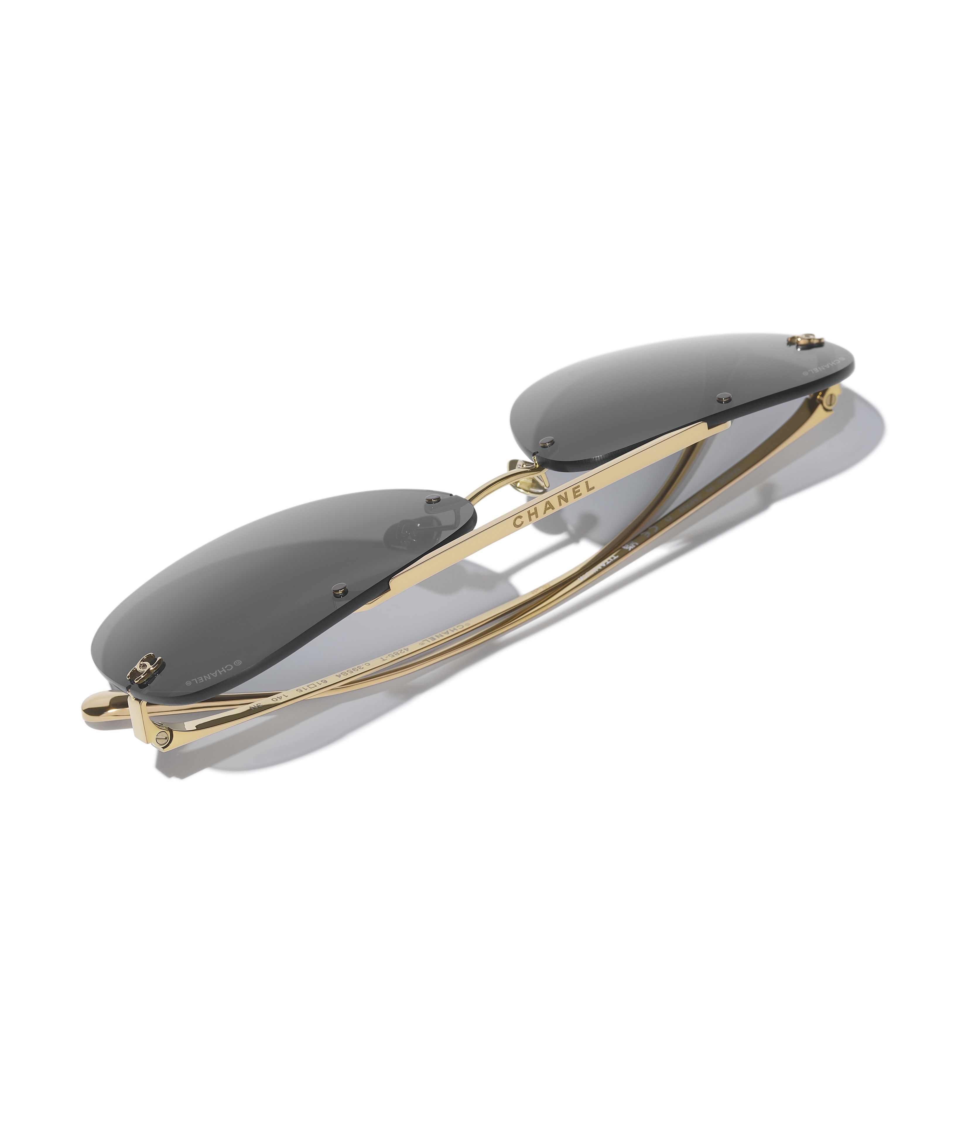 CHANEL Sunglasses: Pilot Sunglasses, titanium — Fashion | CHANEL