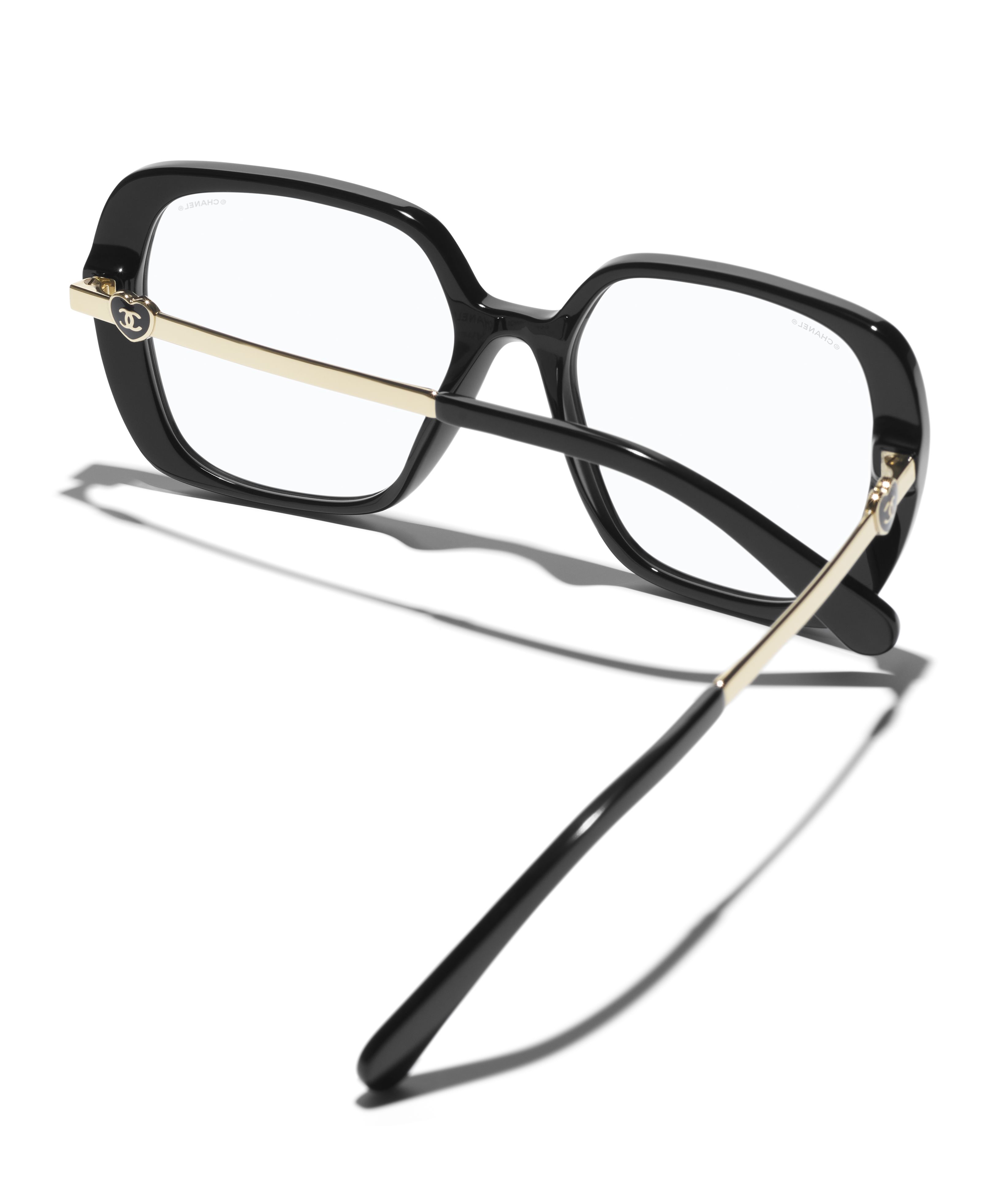 CHANEL Eyewear: スクエア シェイプ ブルーライトカット グラス