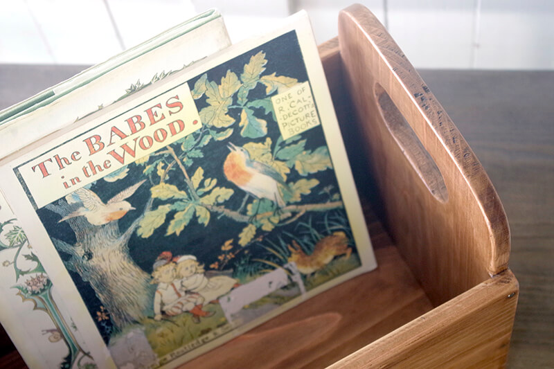 アンティーク風マガジンラック｜ヴィンテージスタイル木製雑貨｜通販