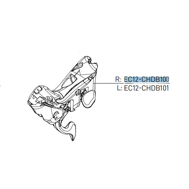 Campagnolo Chorus 12x Ergo Lever Spares | Buy Online at Chicken