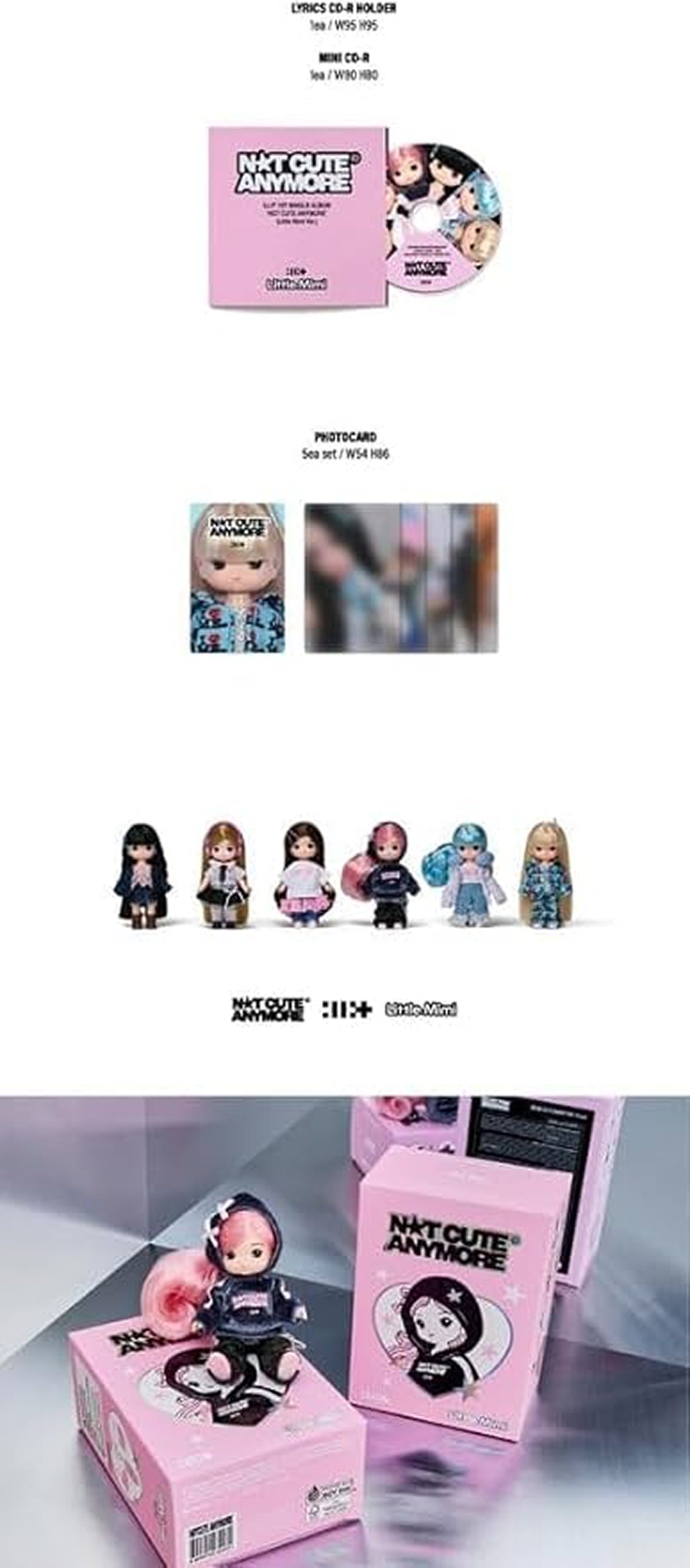 ILLIT NOT CUTE ANYMORE 1st Single Album LITTLE MIMI Ver/RANDOM.VER