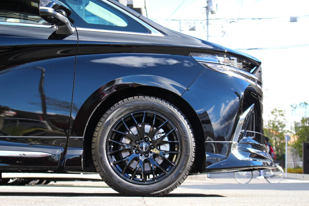 40アルファードにRAYSホムラ2×9plus 19インチ スタッドレスセット装着