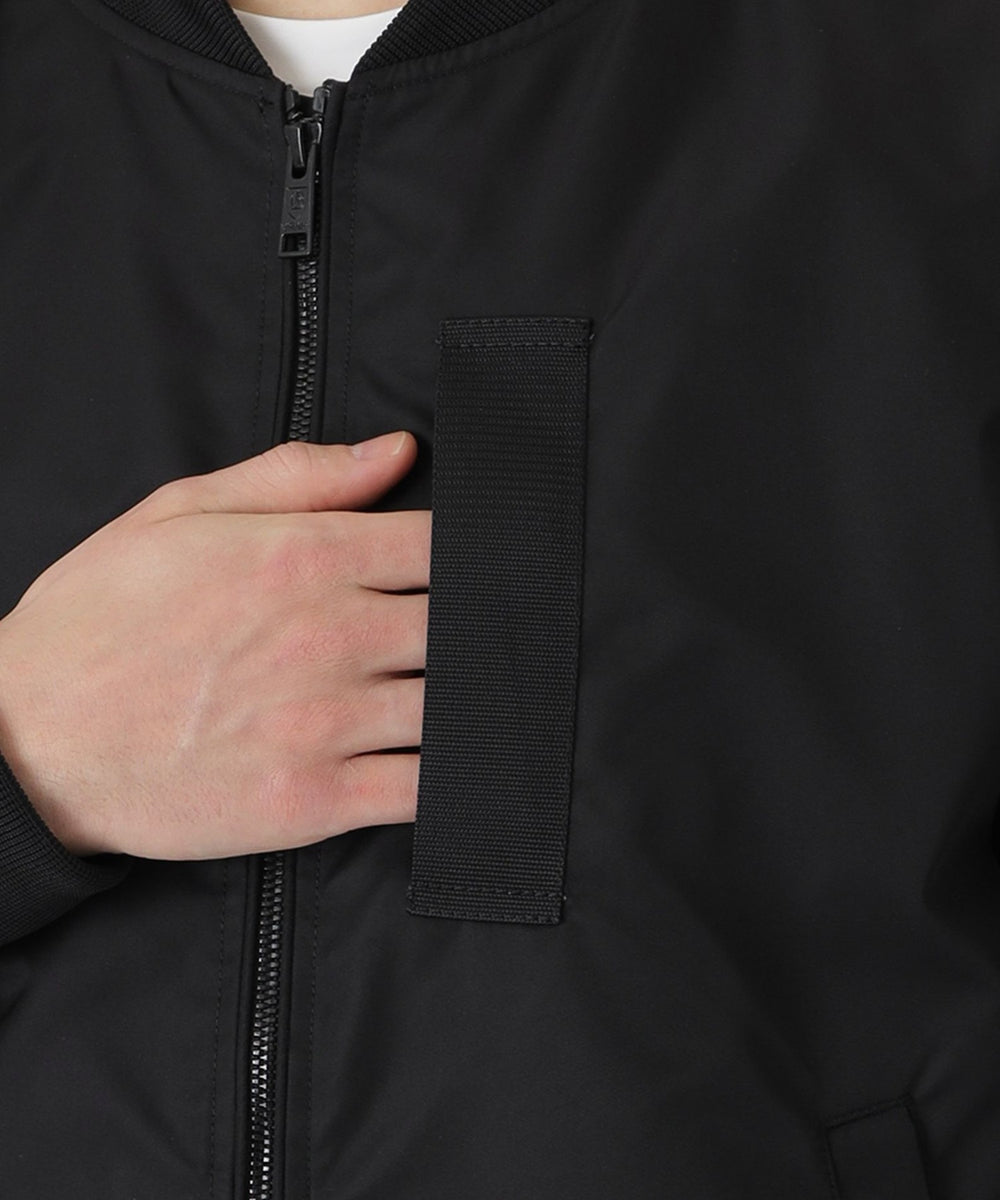 BLACK lab.】LIMONTAナイロンハイブリッドMA-1ジャケット（ブルゾン