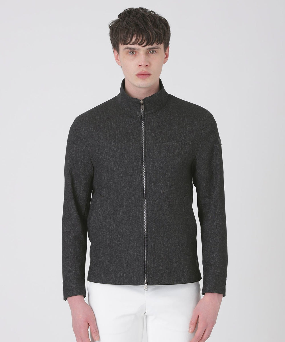 一部店舗限定】デニムライクカラミスタンドカラーブルゾン（ブルゾン