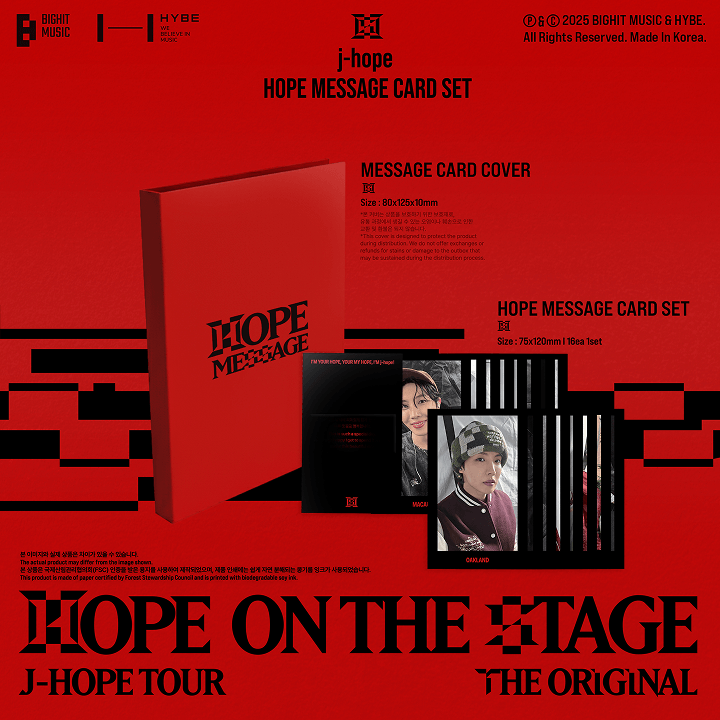 j-hope Tour 'HOPE ON THE STAGE' The Original SET + Weverse Special