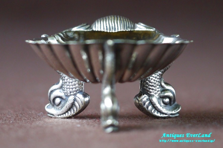 シルバー ソルトディッシュ シェル 貝型 オリジナルボックス入り