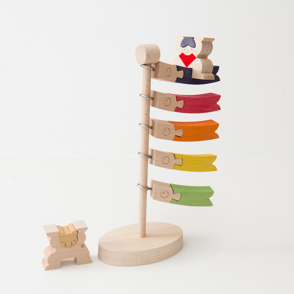 鯉のぼり(小)【小黒三郎の五月人形】【KK215】 | ANDCHILD