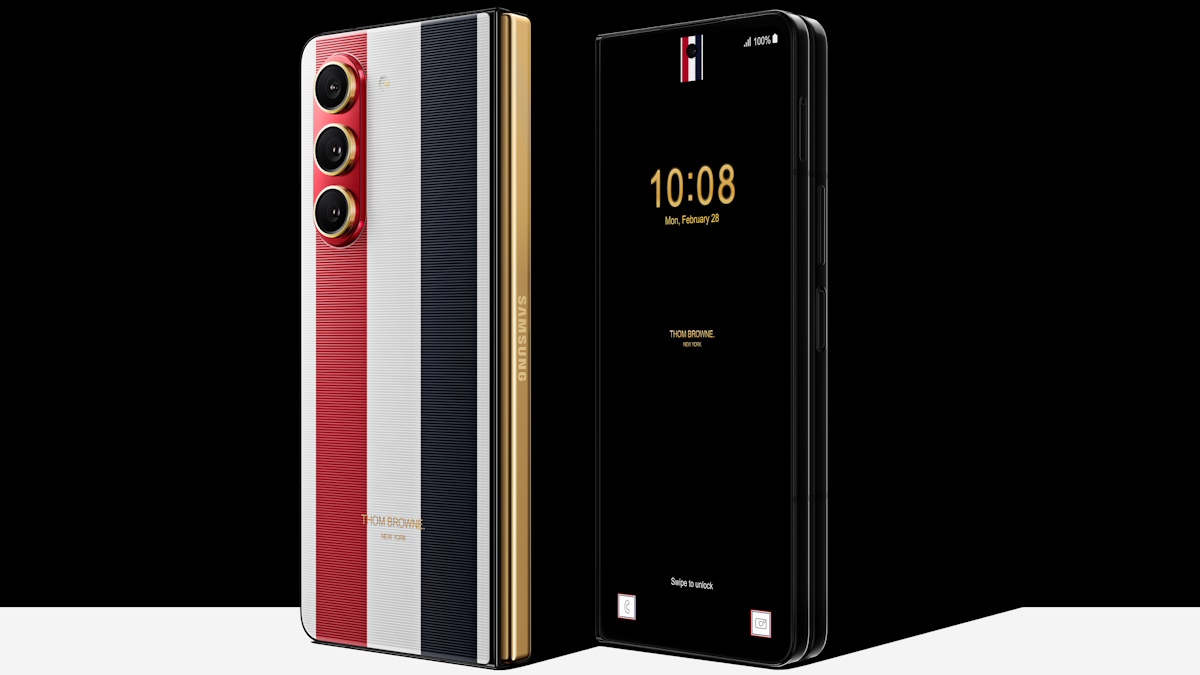 The Galaxy Z Fold 5, Watch 6, and S Pen get bold Thom Browne treatment