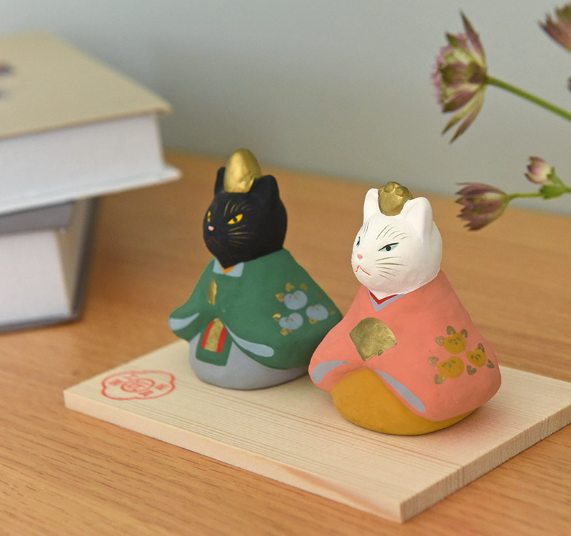 猫の雛飾り 玩具工房 日本製 ｜ アンジェ web shop（本店）