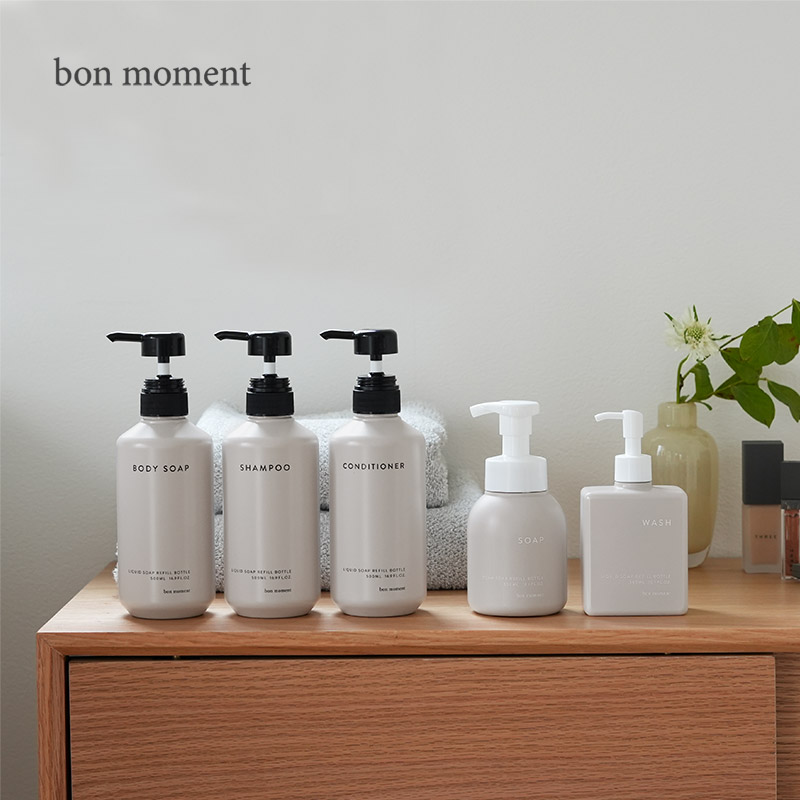 bon moment 景観も気分も整う 詰め替えソープディスペンサー【泡ハンド