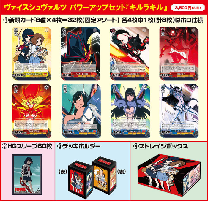 ヴァイスシュヴァルツ パワーアップセット『キルラキル』の発売が決定
