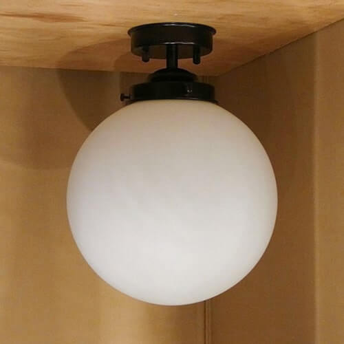 レトロペンダントライト1002 乳白 アトリエ Ansan