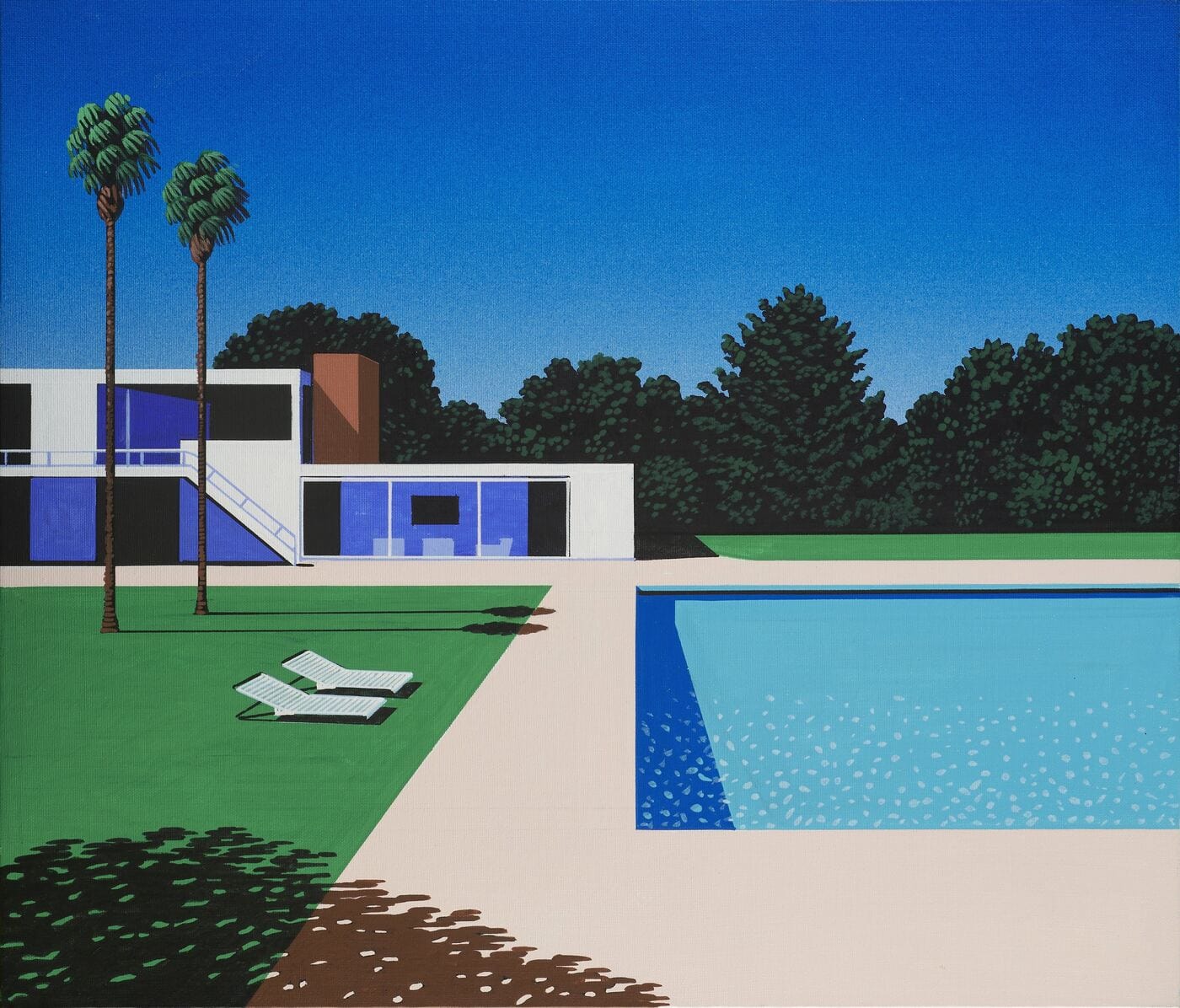 Artist Hiroshi Nagai's solo exhibition 'TROPICAL MODERN' at