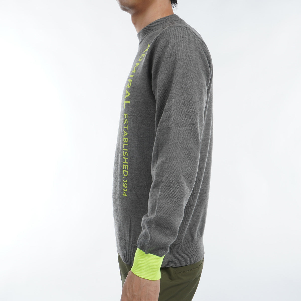 ラインロゴ モックネックセーター ADMA466 – ADMIRAL