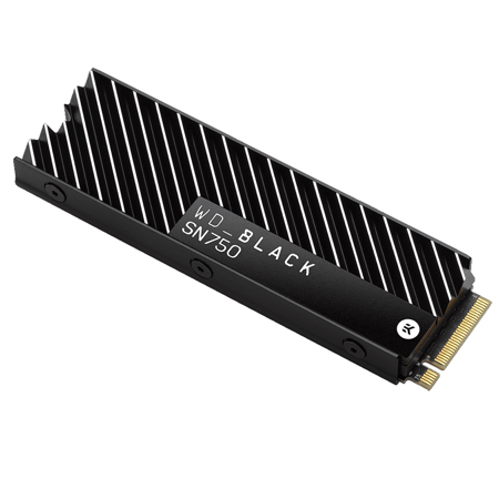 WD_BLACK SN750 500GB NVMe M.2 Internal Gaming SSD with Heatsink
