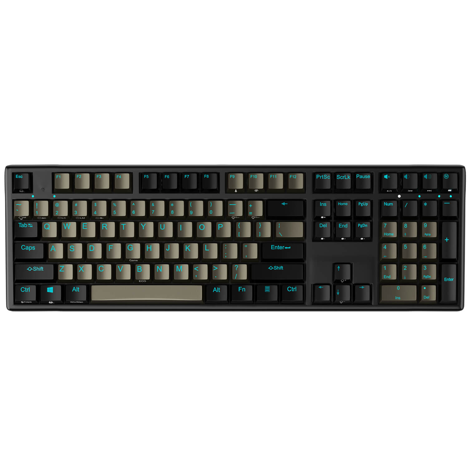 黒系配色 静電容量キーボード T-series 35g静電容量無接点方式