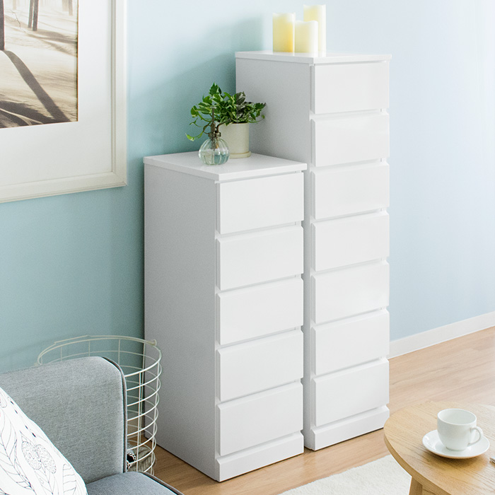 SHINE SLIM Chest〔シャイン スリムチェスト〕 7段タイプ | 家具