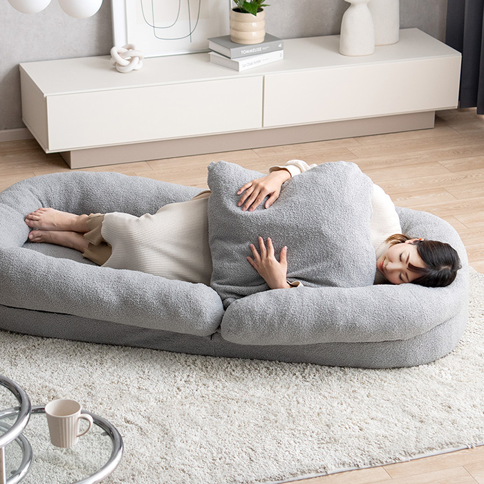 ふわとろ3wayソファベッド リクライニング 洗えるカバー付き Foure