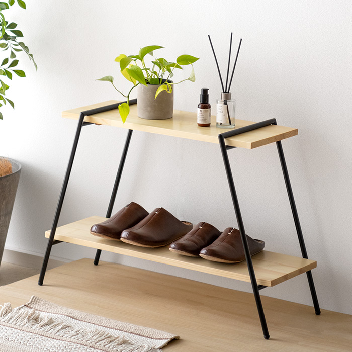 アイアンレッグオープンラック Travis(トラヴィス) 2段タイプ | 家具