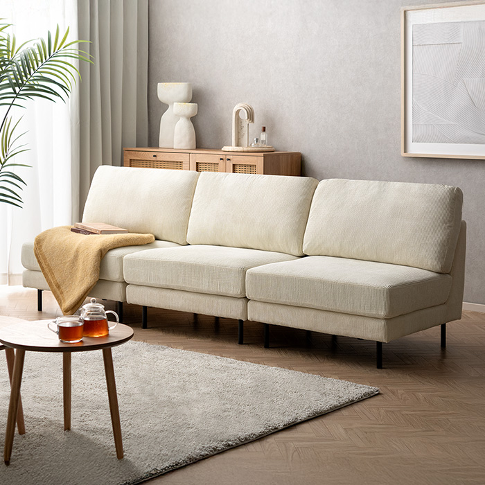 組み合わせ自由 ユニットソファ 3人掛け Mandy | 家具・インテリア通販