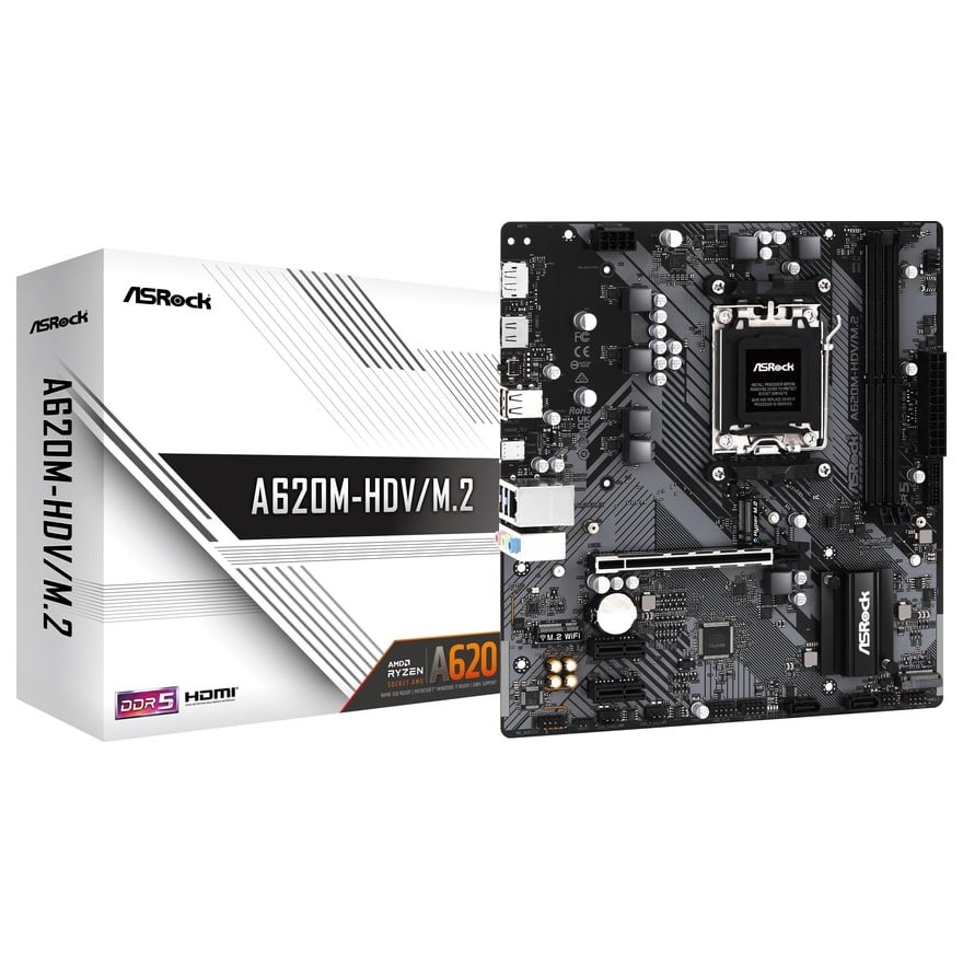 A620M-HDV/M.2 | ASRock マザーボード AMD A620チップセット | 株式