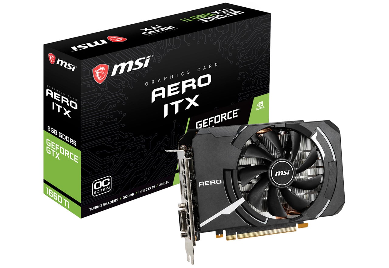 GeForce GTX 1660 Ti AERO ITX 6G OC | MSI グラフィックボード