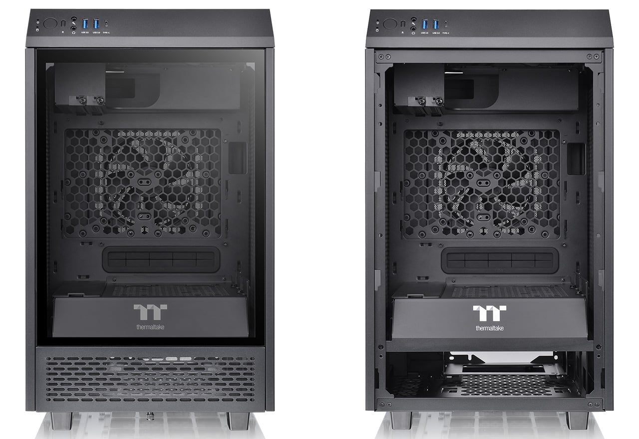 The Tower 100シリーズ | Thermaltake ミニタワー型PCケース | 株式