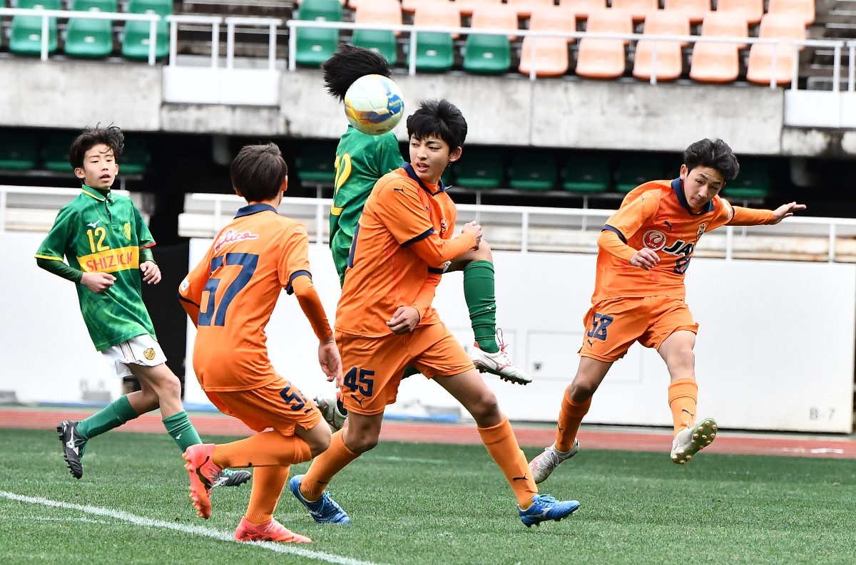 速報】静岡学園中が2−0で清水エスパルスジュニアユースを下して頂点に