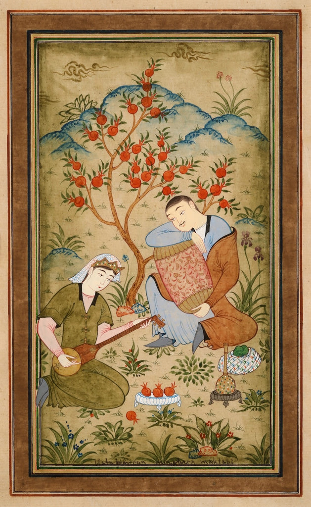 Persian miniature - To the Music - Davron Toshev