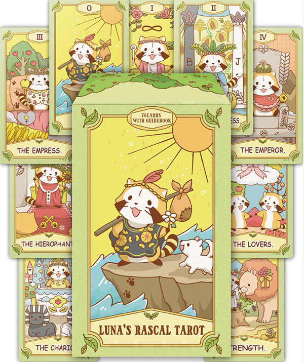 ラスカルのタロットカード「Luna's Rascal Tarot（ルナズ・ラスカル