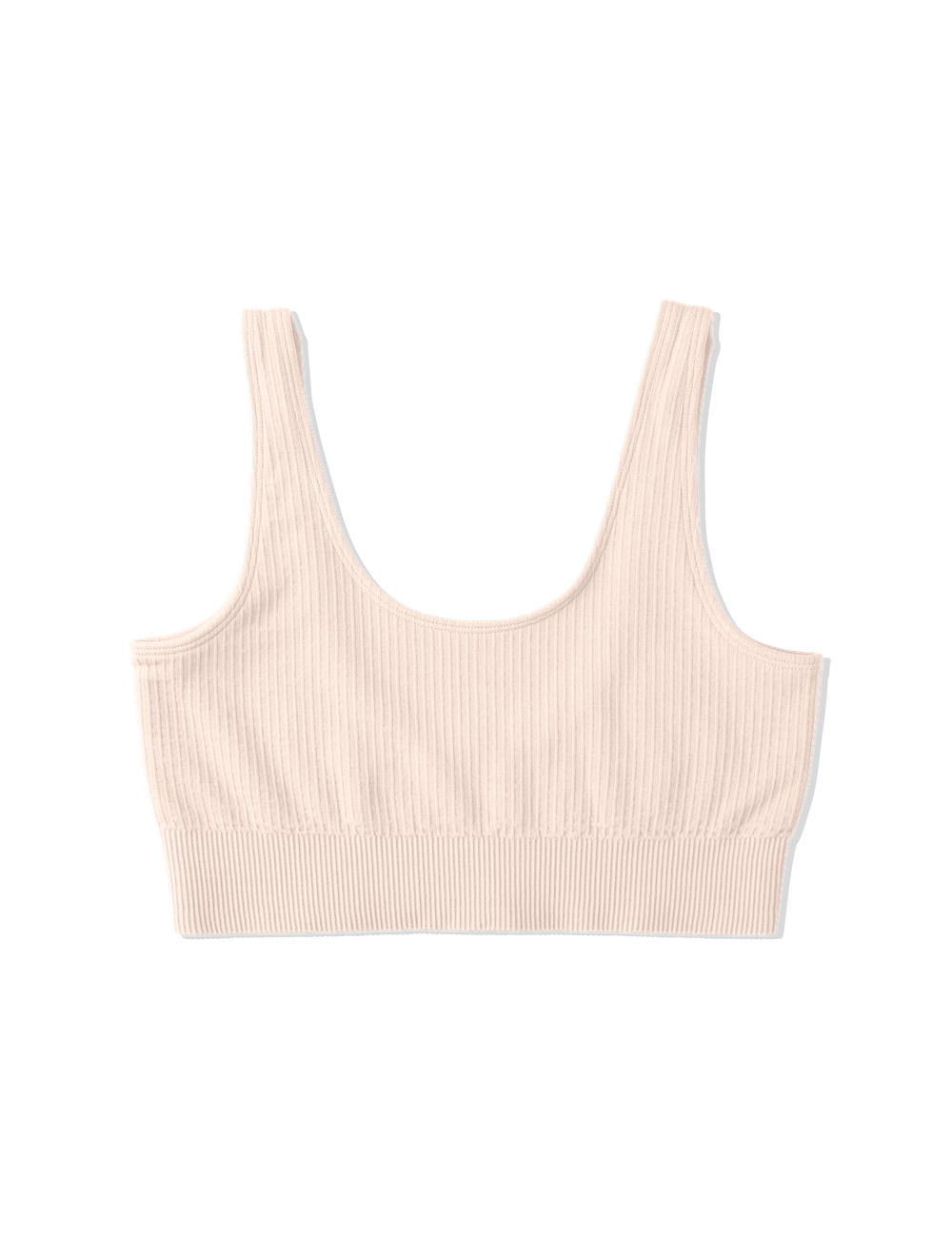 シームレス リブ ブラ