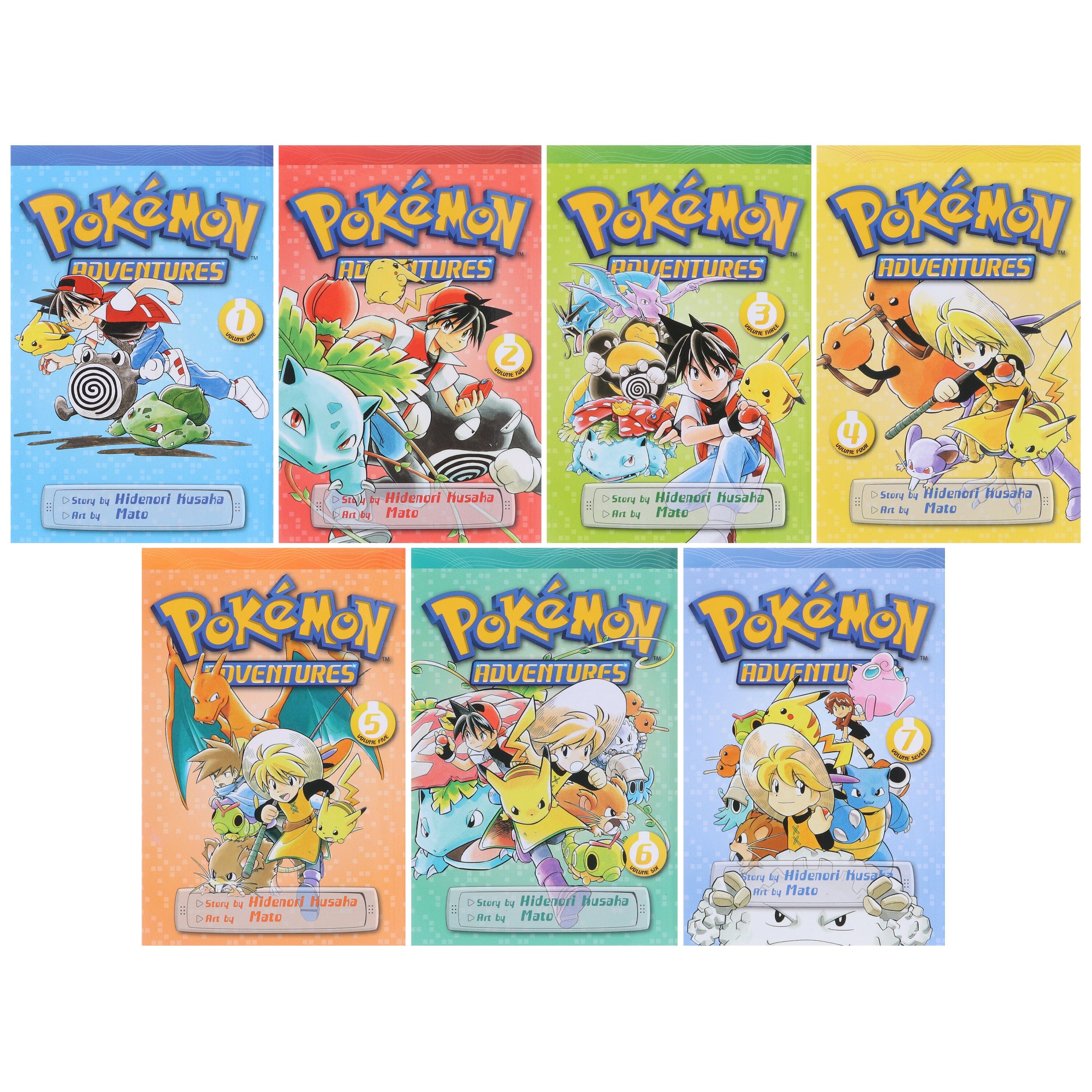 Pokemon Adventures Red & Blue Vol. 1-7 Box Set — Books2Door