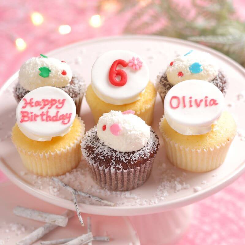 ハッピーウィンターバースデーボックス(12個) 7日後〜 | カップケーキ