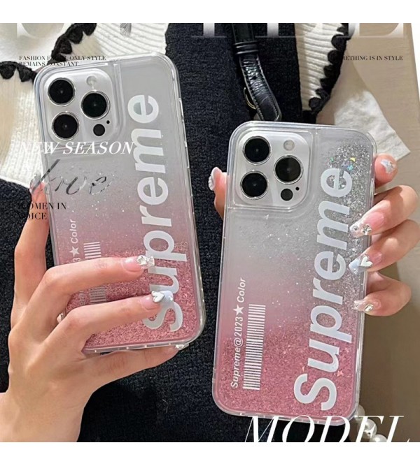 シュプリームiPhone13/14plus/15pro max/SE3ケースSupremeアイフォン