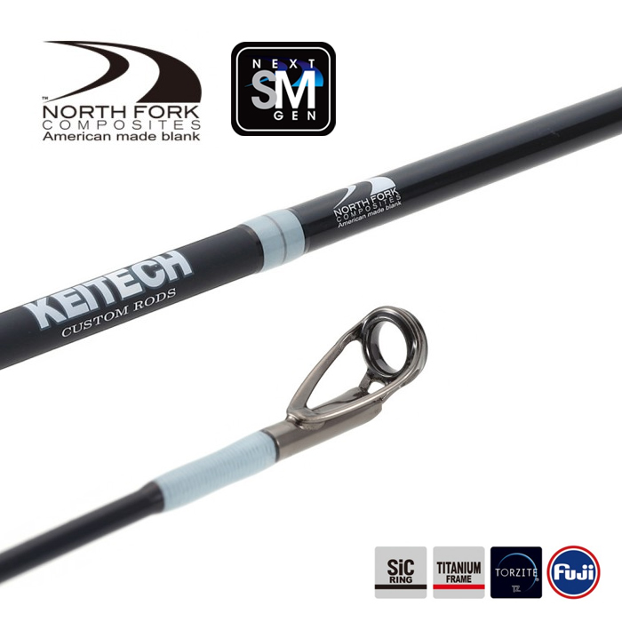 KEITECH Custom Rod KTC666NF (MH) NF Series - 【Bass Trout Salt
