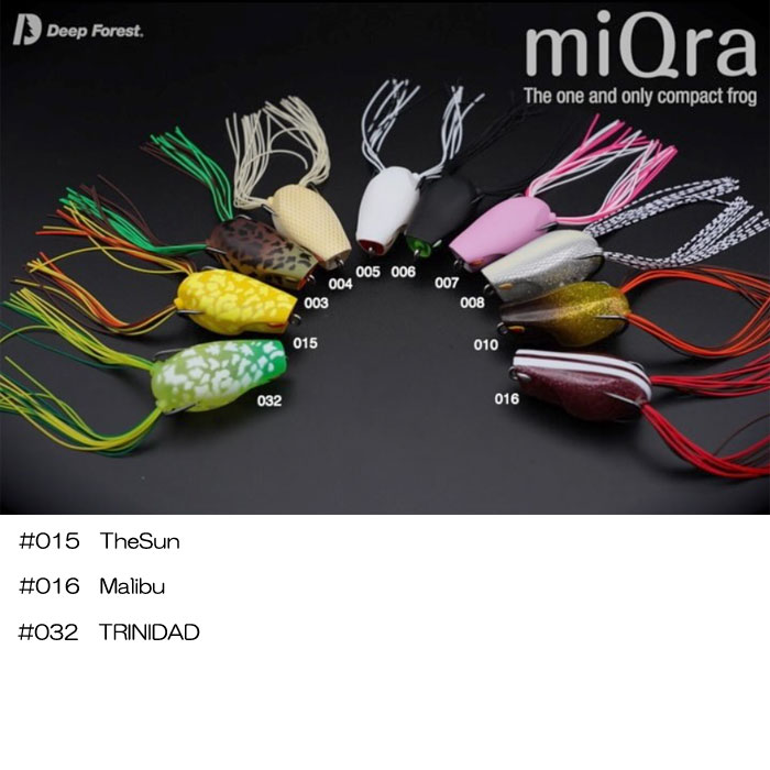 全13色】ディープフォレスト ミクラ （フロッグ） Deep Forest miQra