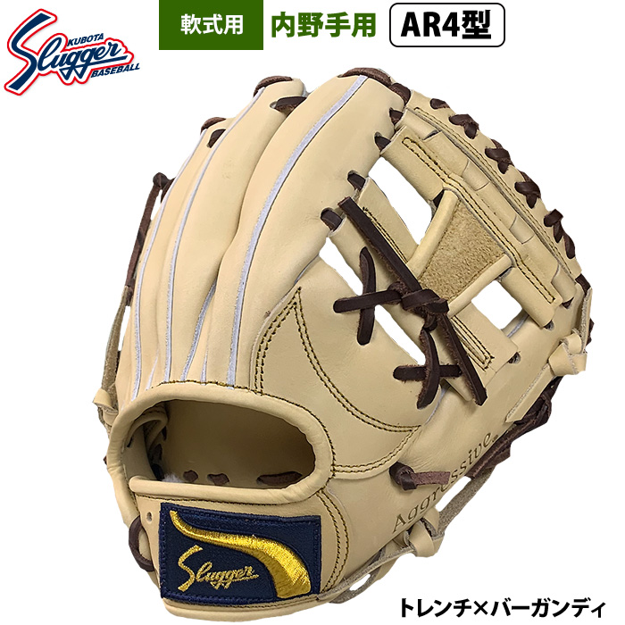 即日出荷 限定 久保田スラッガー 野球 軟式 グラブ 内野手用 AR4型 C