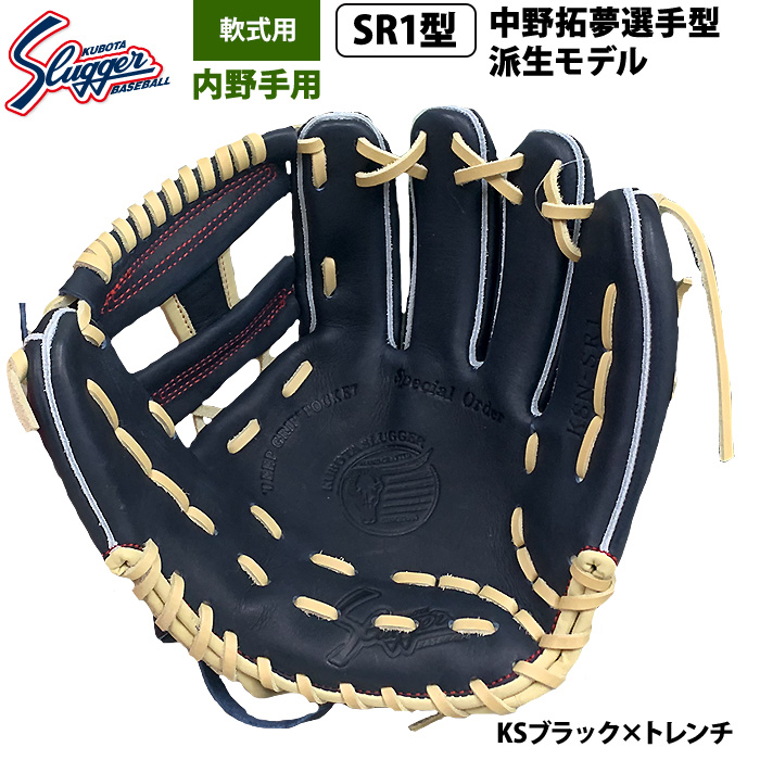 即日出荷 限定 久保田スラッガー 野球 軟式 グラブ 内野手用 SR1型 SR1
