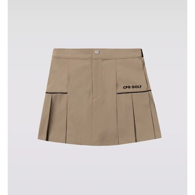 CPG GOLF シービージーゴルフ PANEL SKIRT スカート ベージュ